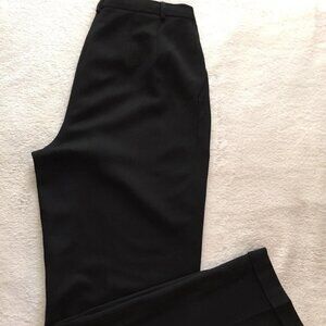 Ann Taylor LOFT Women Career Office Black Wool Dress Trouser Slacks Pants Size 8